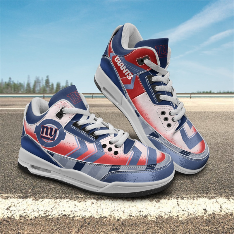 Men's New York Giants Air Jordan 3 Sneakers/Shoes 001